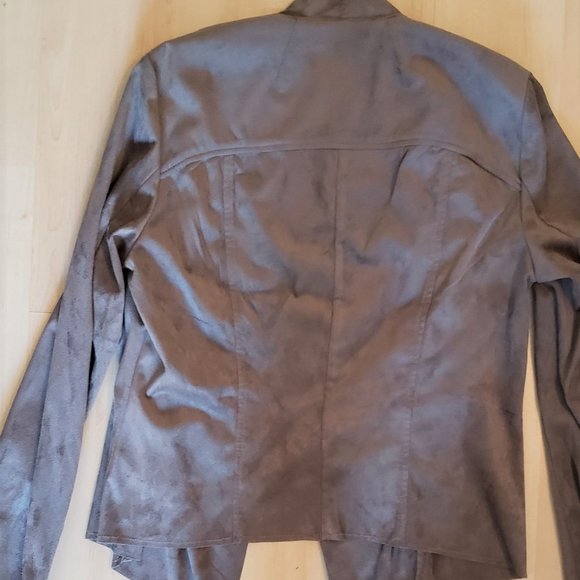 Faux suede jacket - Picture 3 of 3